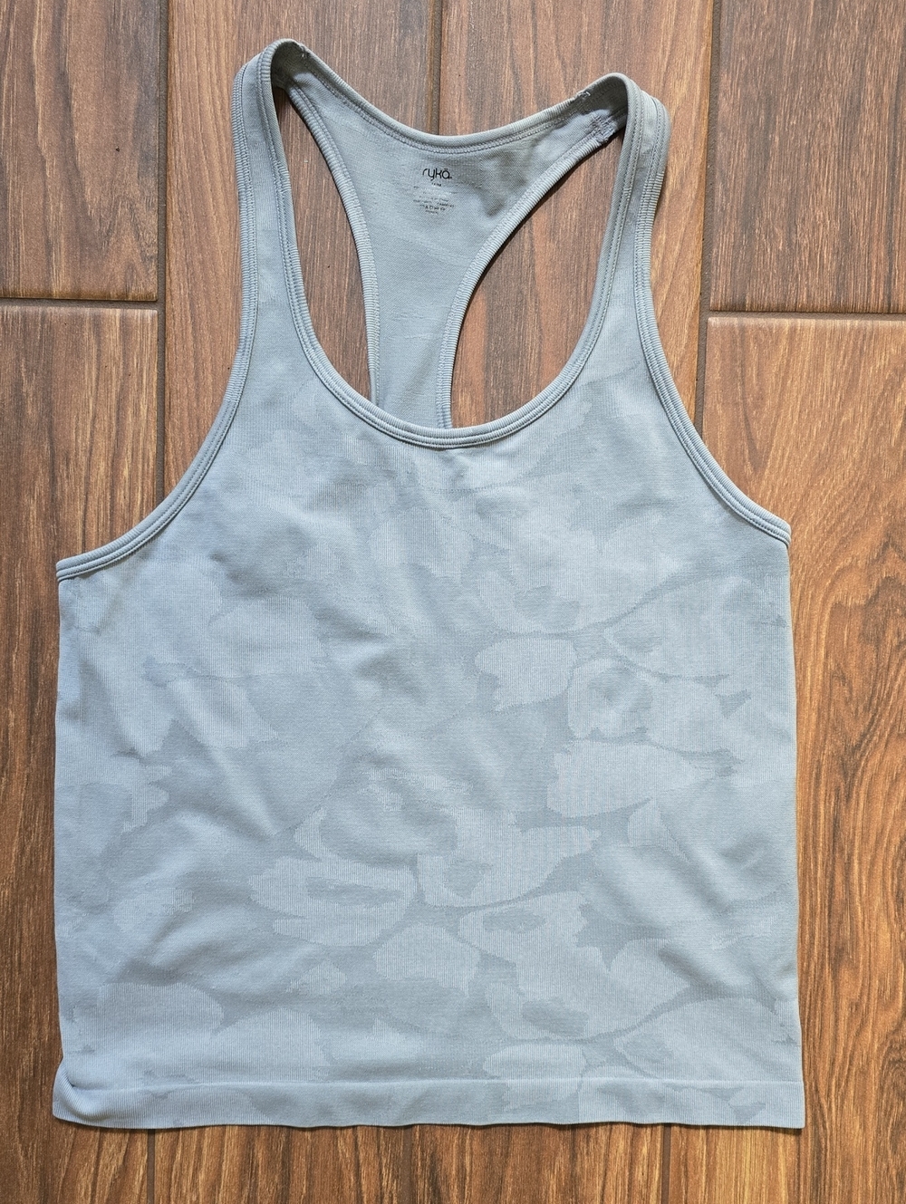 Ryka Heather Grey Racerback Performance Tank